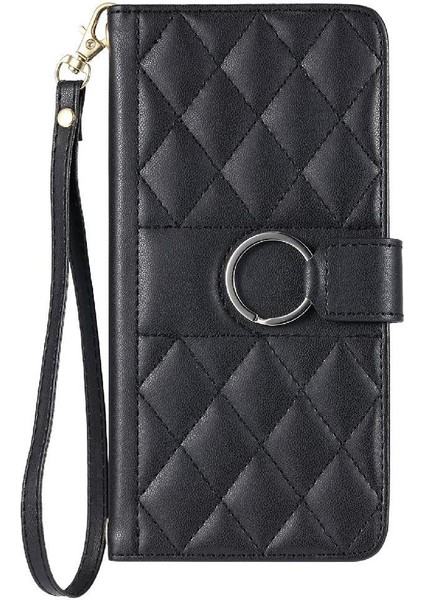 IPhone 13 Pro Max Manyetik Kart Yuvaları Tutucu Pu Deri Için Flip Case (Yurt Dışından)