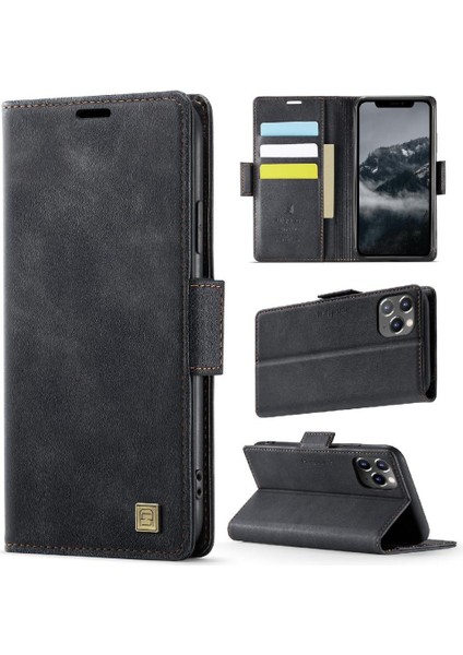 IPhone 11 Pro Max Flip Case Kart Tutucu Cüzdan Kılıf Tarzı ile Uyumlu (Yurt Dışından)