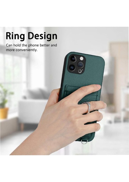 IPhone 12 Pro Kickstand Fonksiyonu Için Uyumlu Durumda Doğru Kesi (Yurt Dışından)