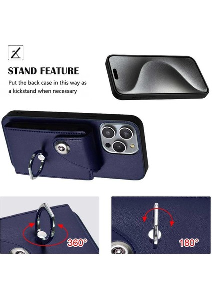 IPhone 14 Pro Yüksek Kaliteli Benzersiz Kickstand Fonksiyonu Için Uyumlu Kılıf (Yurt Dışından)
