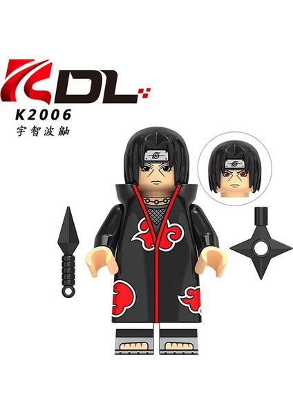 Naruto Yapı Taşları Minifigure Küçük Parçacık Takılabilir Bebek Oyuncak Çantası (Yurt Dışından)