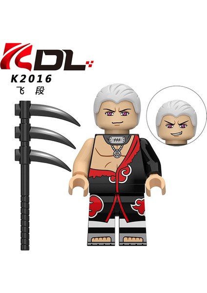 Naruto Yapı Taşları Minifigure Küçük Parçacık Takılabilir Bebek Oyuncak Çantası (Yurt Dışından)
