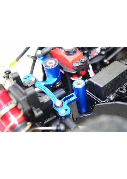 Arrma 1/8 Kraton 6s Outcast Senton Talion Typhon Blx Rc Araba Parçaları Için Metal Direksiyon Tertibatı Krank Kolu Seti, Kırmızı (Yurt Dışından)