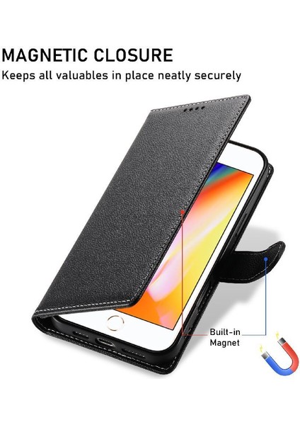 IPhone 7 Plus/8 Plus Kasa Kart Yuvaları Manyetik Kapatma Kullanımı ile Uyumlu (Yurt Dışından)