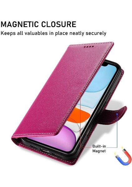 IPhone 11 Pro Kılıf Kart Yuvaları Manyetik Kapatma Günlük Kullanım ile Uyumlu (Yurt Dışından)