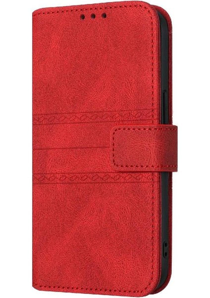 IPhone 16E Darbeye Koruyucu Cüzdan Kılıf Manyetik Pu Için Flip Case (Yurt Dışından)