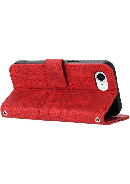 IPhone 16E Darbeye Koruyucu Cüzdan Kılıf Manyetik Pu Için Flip Case (Yurt Dışından)