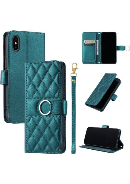 IPhone Xs Max Manyetik Bilek Kayışı Pu Deri Koruyucu Için Flip Case (Yurt Dışından)