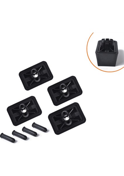 4 Adet Jack Tutkal Jack Kaldırma Fulcrum Destek Pedi Fiş Kapağı 51717039760 Bmw Mini R50 R55 R56 R57 R58 R59 R52 R53 (Yurt Dışından)