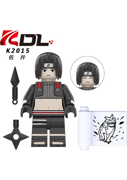 Naruto Yapı Taşları Minifigure Küçük Parçacık Takılabilir Bebek Oyuncak Çantası (Yurt Dışından)