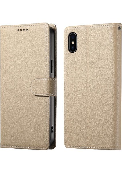 IPhone X/xs Kılıf Darbeye Dayanıklı Manyetik Kapatma Kart Yuvaları ile Uyumlu (Yurt Dışından)