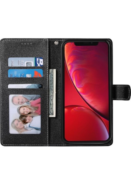 IPhone X/xs Kılıf Darbeye Dayanıklı Manyetik Kapatma Kart Yuvaları ile Uyumlu (Yurt Dışından)