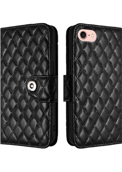 IPhone 16E Kart Tutucu Darbeye Dayanıklı Şık Koruyucu Bilek Şeridi Için Kılıf (Yurt Dışından)