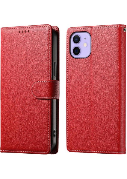 IPhone 12 Vaka Günlük Kullanım Kart Yuvaları Manyetik Kapatma ile Uyumlu (Yurt Dışından)