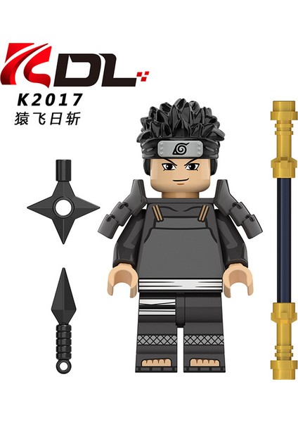 Naruto Yapı Taşları Minifigure Küçük Parçacık Takılabilir Bebek Oyuncak Çantası (Yurt Dışından)