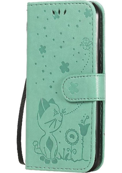 Kart Yuvası Tasarımı Pu ile IPhone Se3/se2 Dayanıklı Hafif Flip Case (Yurt Dışından)