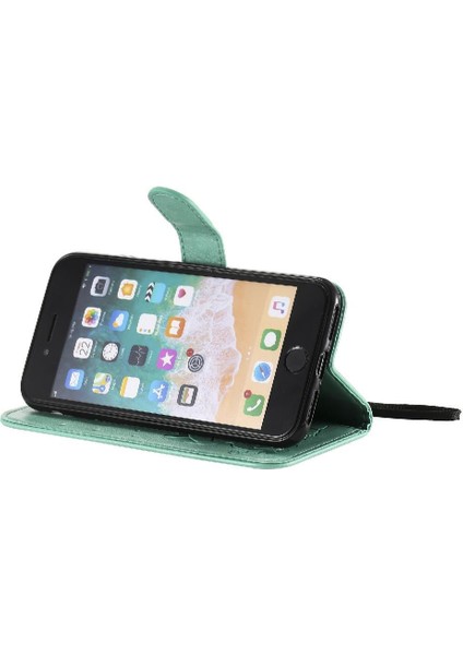 Kart Yuvası Tasarımı Pu ile IPhone Se3/se2 Dayanıklı Hafif Flip Case (Yurt Dışından)