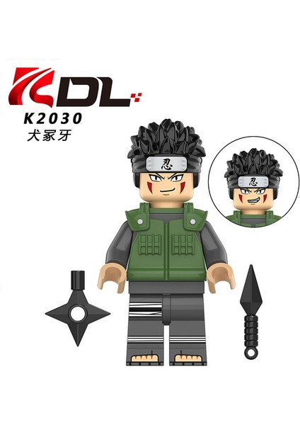 Naruto Yapı Taşları Minifigure Küçük Parçacık Takılabilir Bebek Oyuncak Çantası (Yurt Dışından)