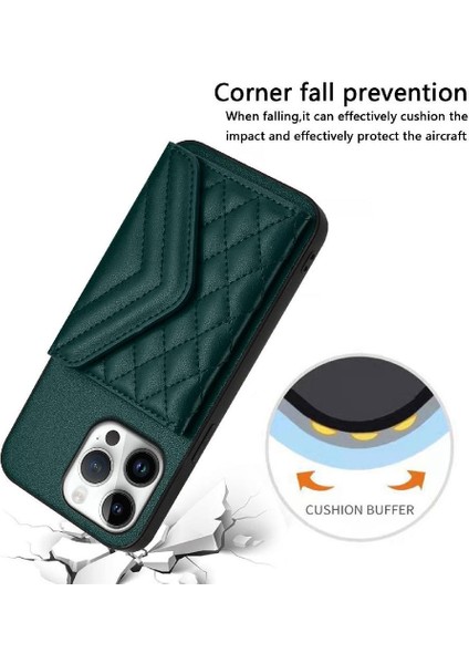 % IPhone 16 Pro Max Doğru Insizyon Kickstand Fonksiyonu Için Uyumlu Kılıf (Yurt Dışından)