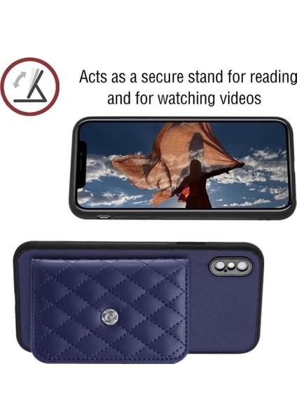 IPhone Xs Max Benzersiz Yüksek Kaliteli Kickstand Fonksiyonu Için Uyumlu Kılıf (Yurt Dışından)