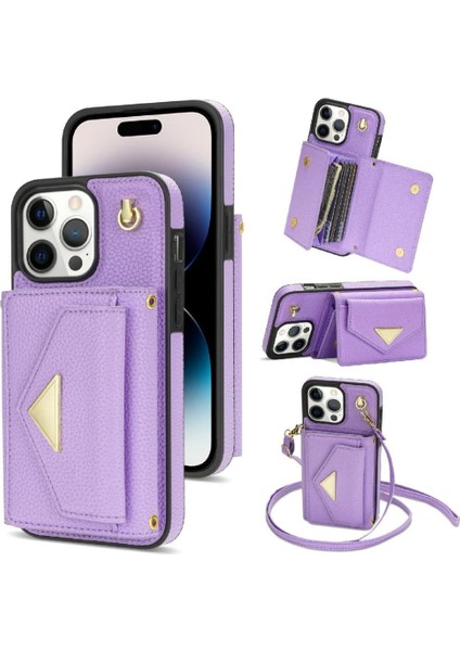 IPhone 15 Pro Akordeon Kart Cüzdan Kılıf Koruyucu Kapak ile Uyumlu (Yurt Dışından) modelleri