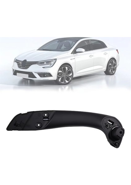 809600015R 197012651 Renault Megane 3 Iıı Fluence 2008-2016 Için Araç Içi Ön Sol Iç Kapı Kolu Kapaklı (Yurt Dışından)
