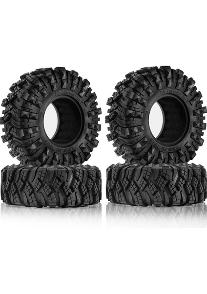 4 Adet Kauçuk Tekerlek Lastiği 1/10 Rc Paletli Araba Eksenel SCX10 90046 Axaıl Wraith Traxxas Trx4 (Yurt Dışından)