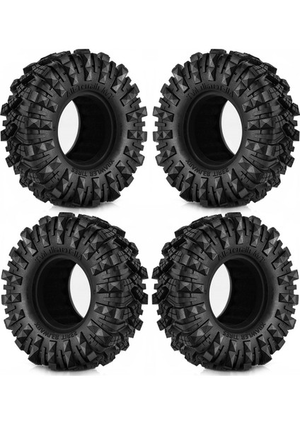 4 Adet Kauçuk Tekerlek Lastiği 1/10 Rc Paletli Araba Eksenel SCX10 90046 Axaıl Wraith Traxxas Trx4 (Yurt Dışından)