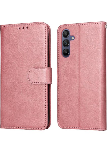 Galaxy A16 Flip Kapak Için Flip Case Hassas Kesikler Kart Yuvaları (Yurt Dışından)