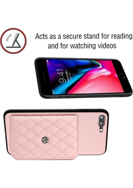 IPhone 8 Için Uyumlu Durumda Artı Kickstand Fonksiyonu Yüksek Kalite Doğru (Yurt Dışından) modelleri