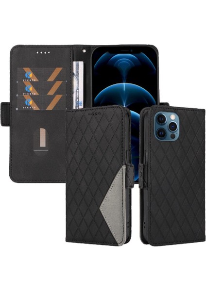 Kart Yuvası ve El Kayışı Şık Koruyucu ile IPhone 13 Pro Için Kılıf (Yurt Dışından)