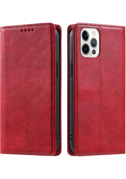 IPhone 12 Pro Max Pu Deri Kart Yuvaları Tutucu Ince Cüzdan Için Flip Case (Yurt Dışından) fırsatları