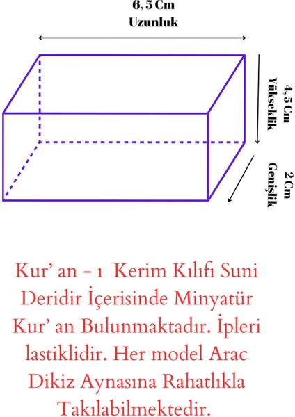 Cam Zümrüt Yeşili Nazarlı Deri Çantalı Mini Kur'an-I Kerim Lastikli Araba Dikiz Ayna Süsü fırsatları