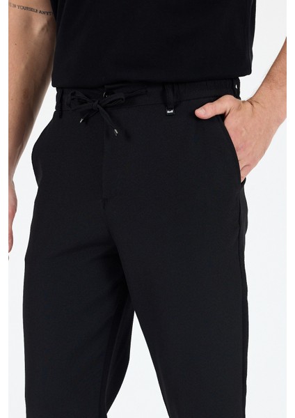 Sinyor Cepli Günlük Spor %95 Polyester%5 Elastan Rahat Kalıp Erkek Jogger Pantolon Eşofman Altı 3668
