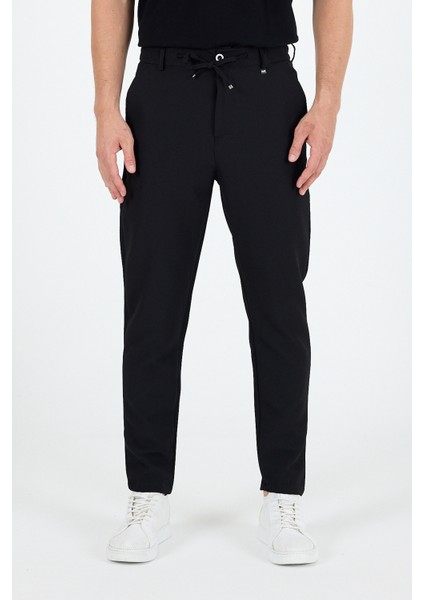 Sinyor Cepli Günlük Spor %95 Polyester%5 Elastan Rahat Kalıp Erkek Jogger Pantolon Eşofman Altı 3668