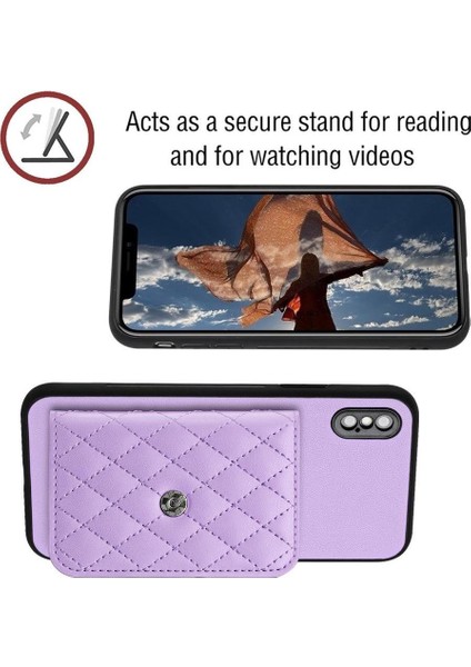 IPhone Xs Max Benzersiz Yüksek Kaliteli Kickstand Fonksiyonu Için Uyumlu Kılıf (Yurt Dışından)