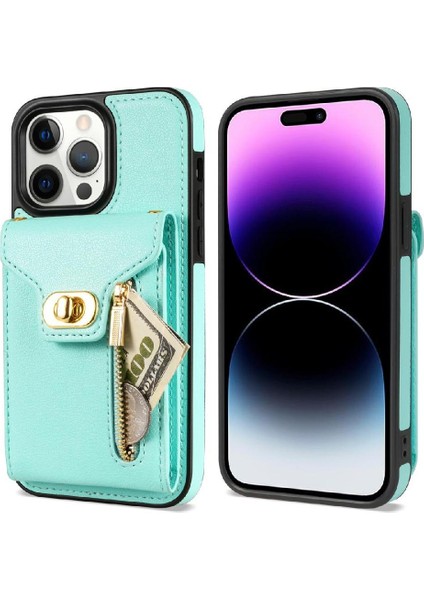 IPhone 14 Pro Max Organ Kartı Çanta Kılıfı Güçlü Manyetik Kart ile Uyumlu (Yurt Dışından)
