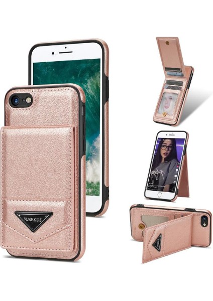 IPhone Se3/se2 Ince Kılıf Koruyucu Kapak ile Uyumlu Rfıd Engelleme Pu (Yurt Dışından)
