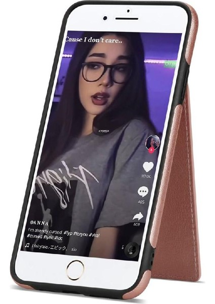 IPhone Se3/se2 Ince Kılıf Koruyucu Kapak ile Uyumlu Rfıd Engelleme Pu (Yurt Dışından)