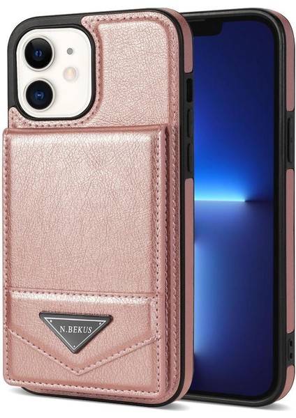 IPhone 12 Mini Ince Durumda Rfıd Engelleme Koruyucu Kapak Pu ile Uyumlu (Yurt Dışından)