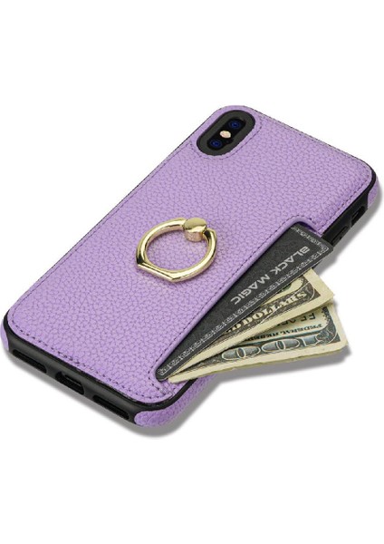 IPhone X/ IPhone x S Koruyucu Kapak Kılıf Kickstand Pu ile Uyumlu (Yurt Dışından) modelleri