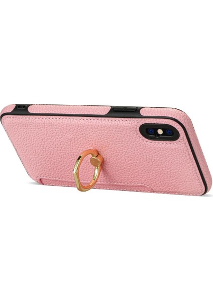 IPhone Xs Max Koruyucu Kapak Kılıf Kart Tutucu Pu Deri ile Uyumlu (Yurt Dışından)