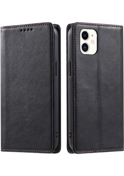 IPhone 12 Mini Pu Deri Koruyucu Manyetik Ince Cüzdan Için Flip Case (Yurt Dışından)