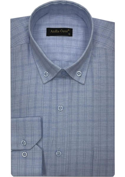 Uzun Kol Klasik Erkek Gömlek 7337