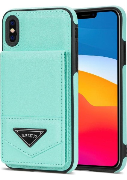 IPhone X/xs Slim Case Pu Deri Rfıd Engelleme Koruyucu ile Uyumlu (Yurt Dışından)