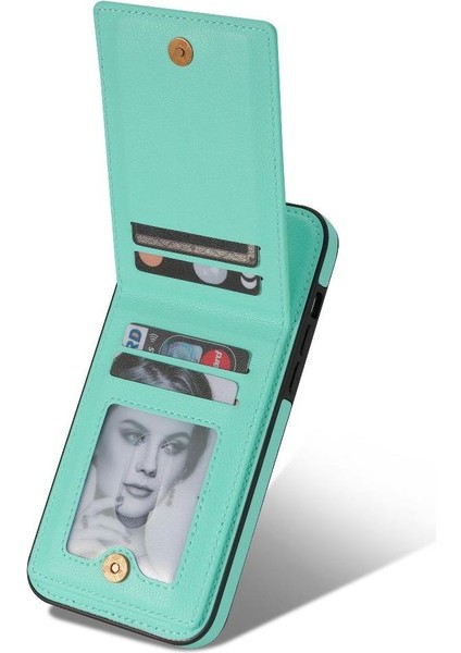 IPhone 12 Ince Kılıf Koruyucu Kapak Manyetik Kapatma Rfıd ile Uyumlu (Yurt Dışından) modelleri