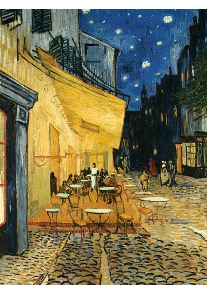 1000 Parça Art Collection Cafe Terrace, Place Du Forum, Arles - Van Gogh Puzzle