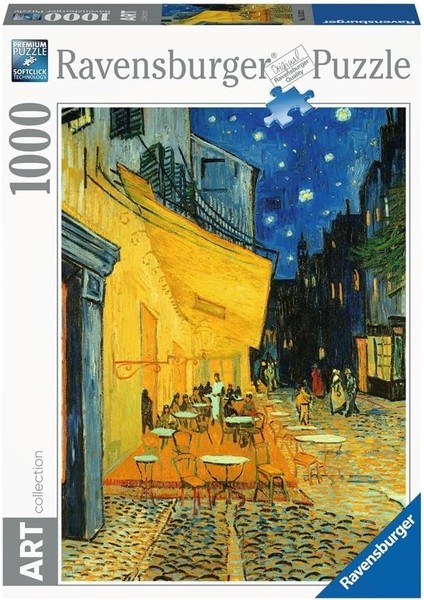 1000 Parça Art Collection Cafe Terrace, Place Du Forum, Arles - Van Gogh Puzzle fiyatları