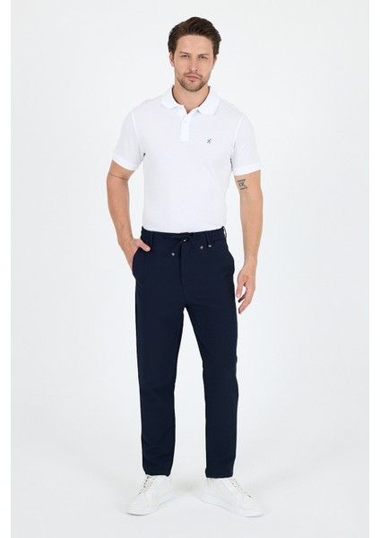 Sinyor Cepli Günlük Spor %95 Polyester%5 Elastan Rahat Kalıp Erkek Jogger Pantolon Eşofman Altı 3668