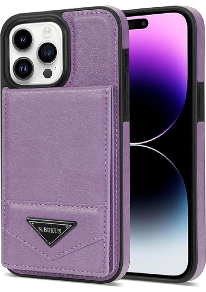 IPhone 14 Pro Max Ince Kılıf Koruyucu Kapak Manyetik Pu ile Uyumlu (Yurt Dışından)